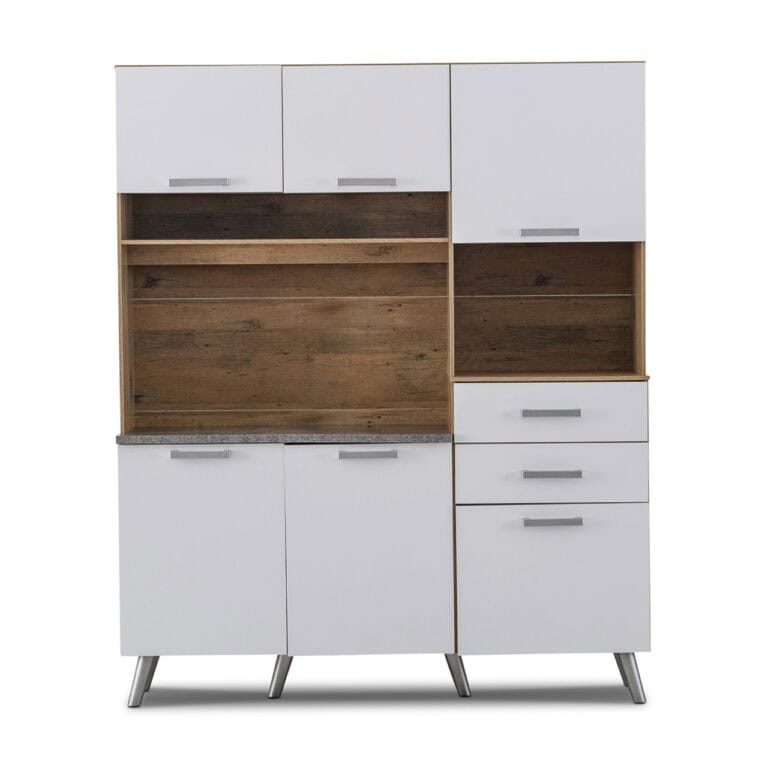 Kitchen Dresser - UK Oak + Snow White