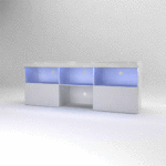 Paris TV Cabinet with LED Lights