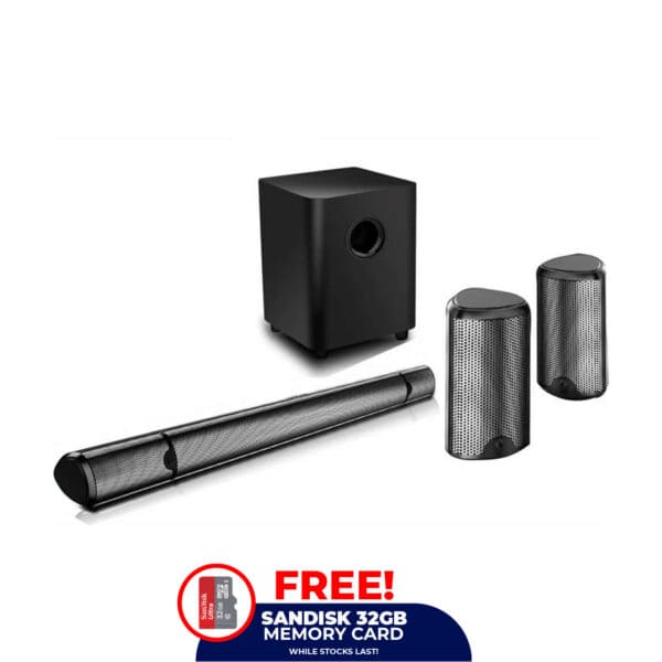 JVC- Wireless 5.1 Soundbar Surround Sound - TH-N430B