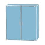 Kiddies Light Blue 2 Door Wardrobe