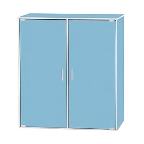 Kiddies Light Blue 2 Door Wardrobe