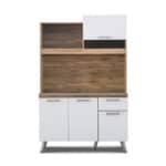 Yasmin Kitchen Set - UK Oak + Snow White