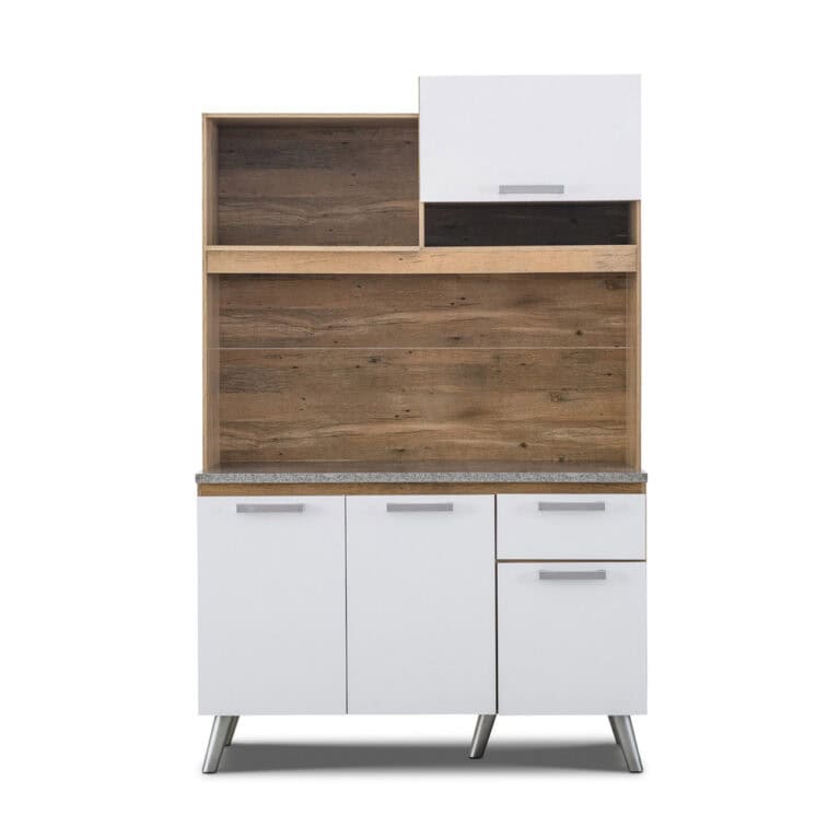 Yasmin Kitchen Set - UK Oak + Snow White
