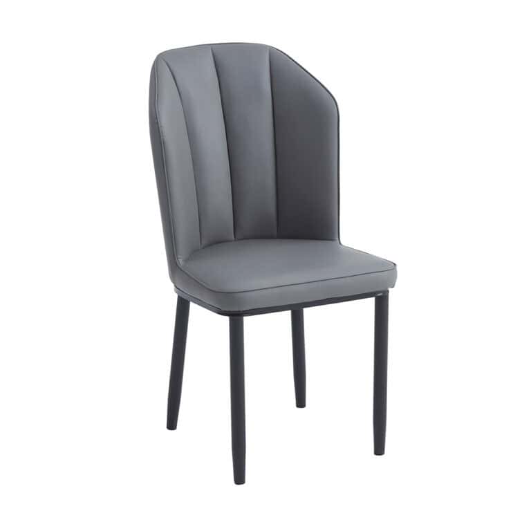 Modern Dark Grey Dining Chair