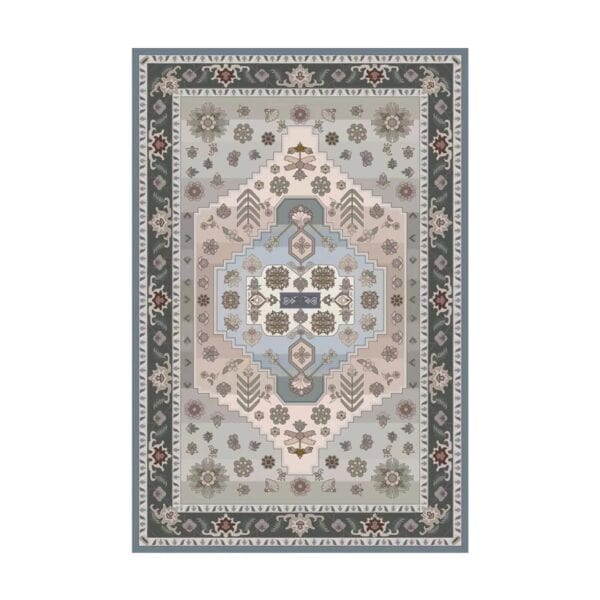 Printed Rug - Ornate Grey