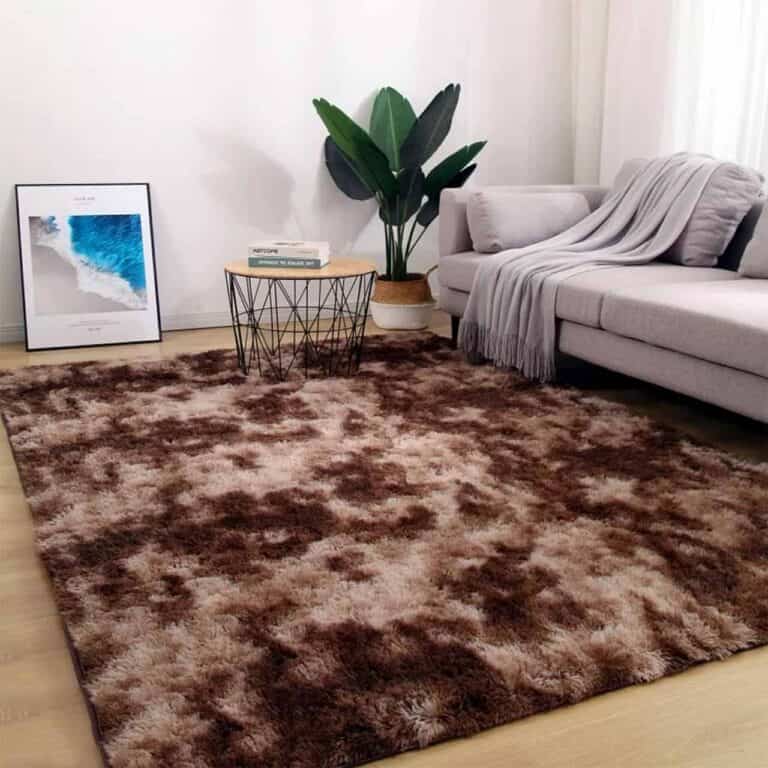 Fluffy Rug - Brown in Multiple Sizes