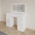 Modern LED Vanity Dressing Table – With Built-In Mirror Lights