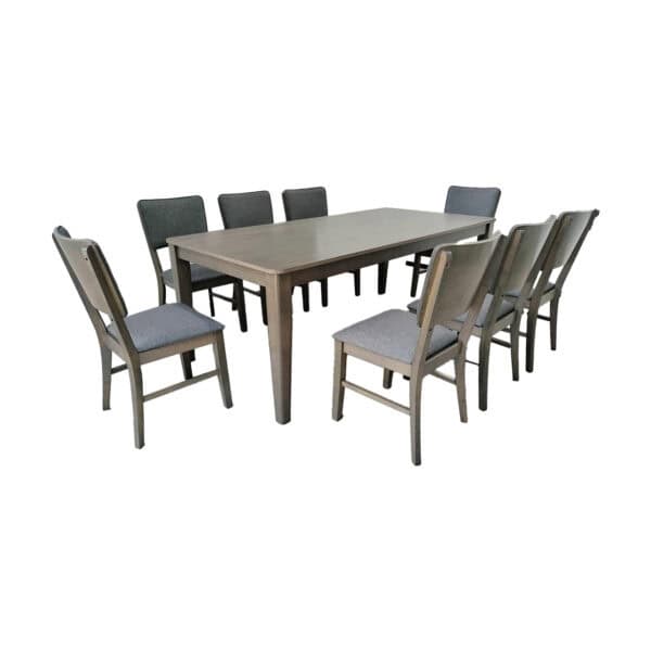 Antique Grey Dining Set 1+8