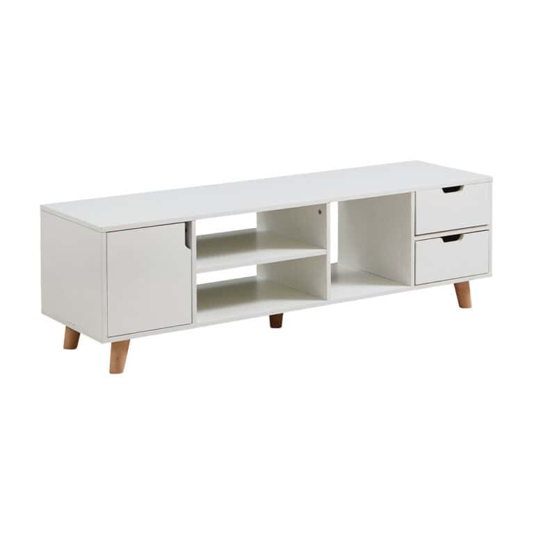 Modern TV Stand - White