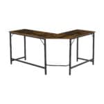 L-shaped Rustic Computer Table