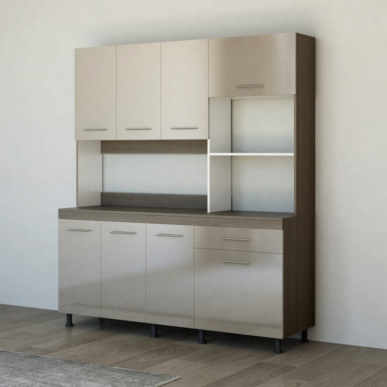 Ingrid Kitchen Scheme - Cappuccino + White