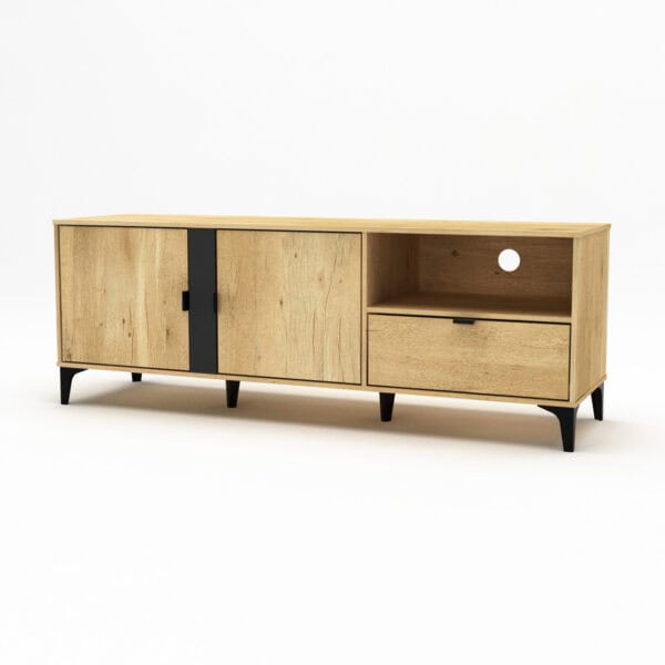 Modern Oak TV Stand