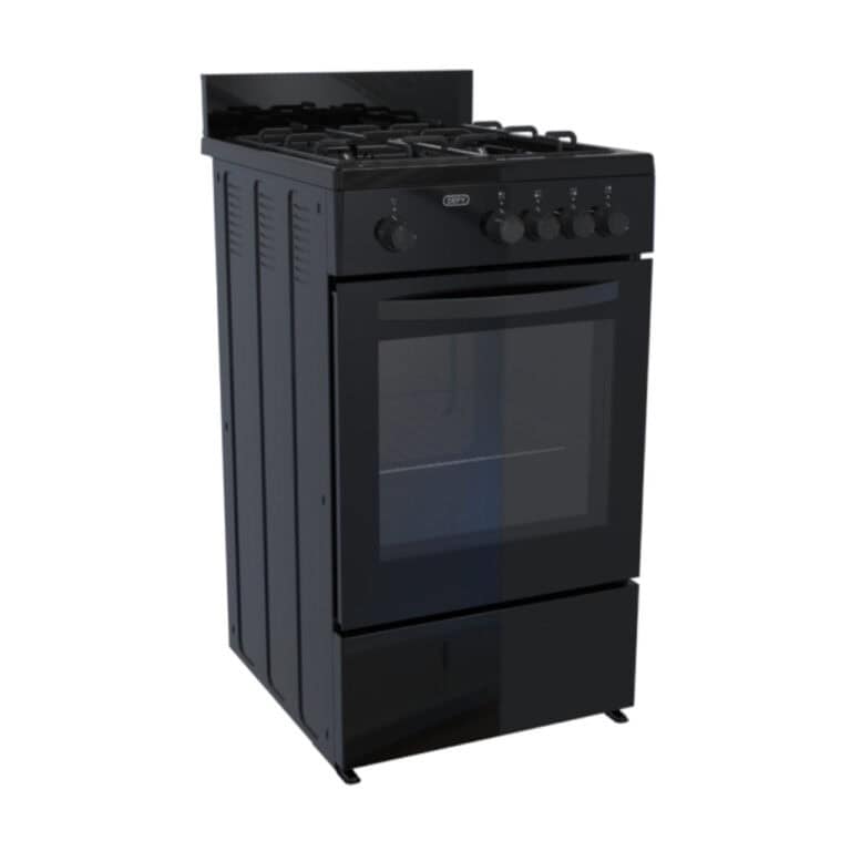 Defy - Black 4 Burner Gas Stove - DGS568