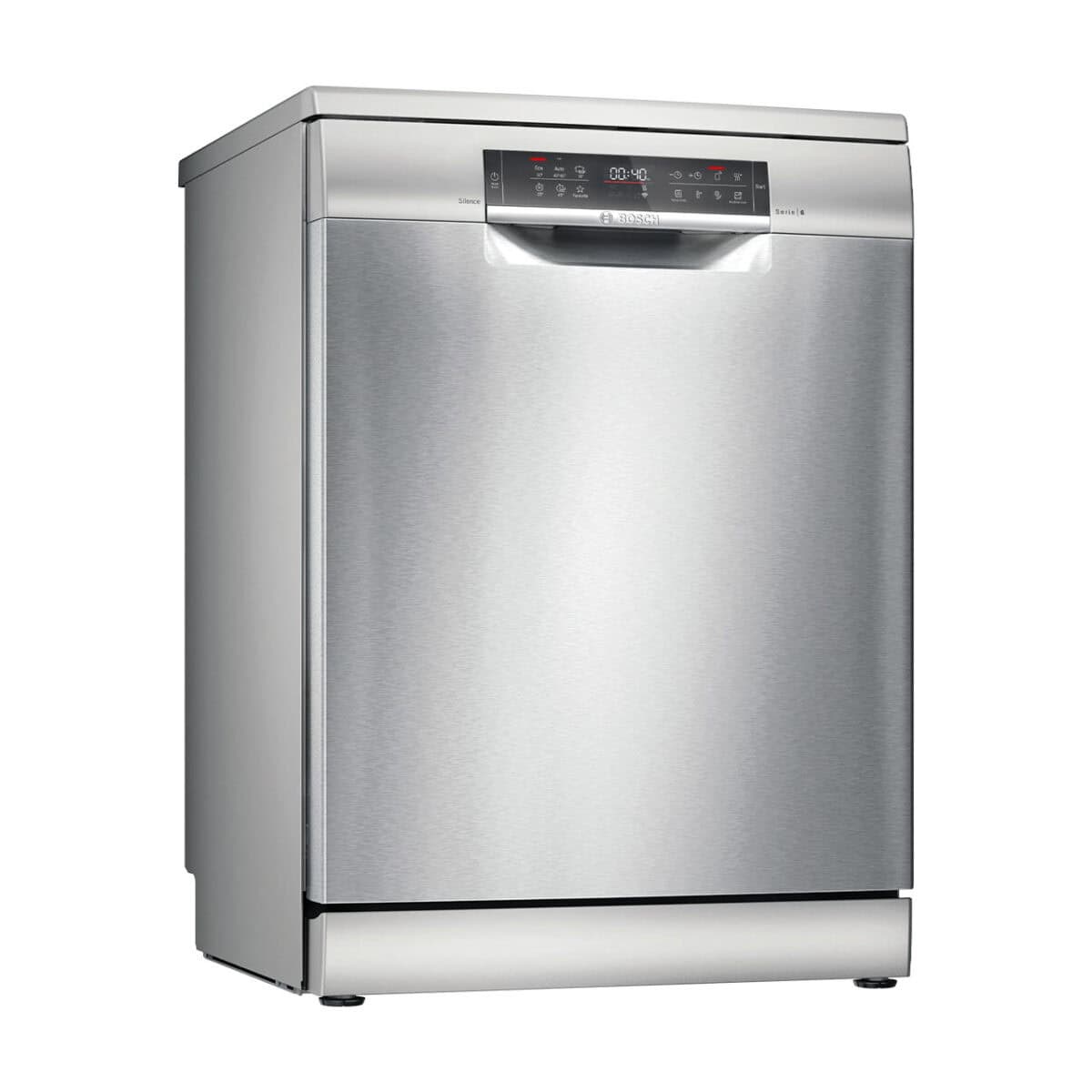 Bosch - Freestanding Dishwasher Brushed steel - SMS6HMI04Z