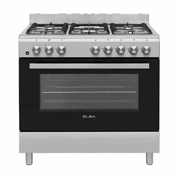 Elba Essential 90cm 5 Burner Gas Stove Gas Oven - 96CL828