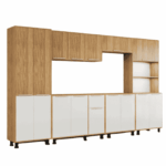 Tatiana Kitchen Set - White + Oak